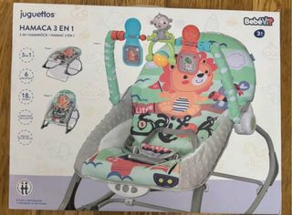Pack Bebé: Minicuna, Hamaca nueva y Gimnasio Vendo