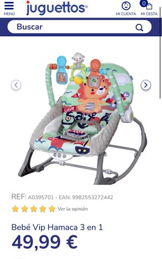 Pack Bebé: Minicuna, Hamaca nueva y Gimnasio Vendo