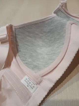 Sujetador sin aros rosa