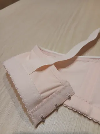 Sujetador sin aros rosa