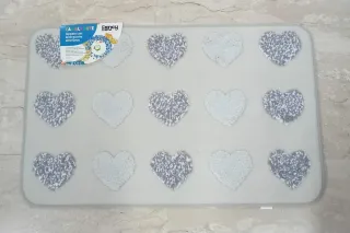 Tappeto Fancy Home fiori bianco beige