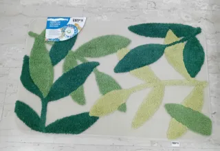 Tappeto Fancy Home fiori bianco beige