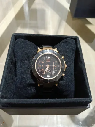 Reloj Paul Versan Negro y Dorado