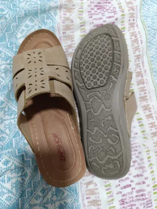 Sandalias ZAPSHOP Talla 40 Beige