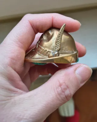 Cappello Alpino in ottone massiccio