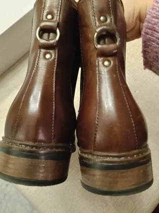 Botines Fosco Chelsea piel marrón