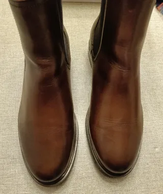 Botines Fosco Chelsea piel marrón