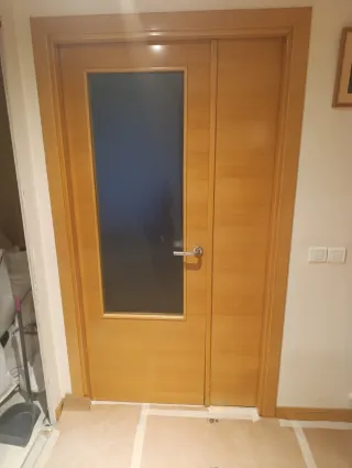 Puerta de salón de madera Medida puerta 72x203