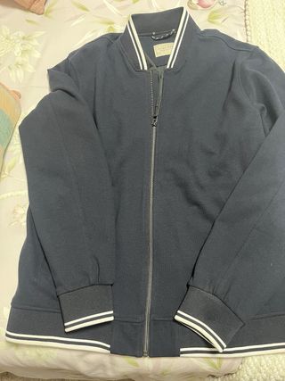 Chaqueta Bomber Zara Azul Talla XL , Esfera