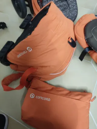 Concord NEO Mobility-Set Rusty Orange. Carro,silla