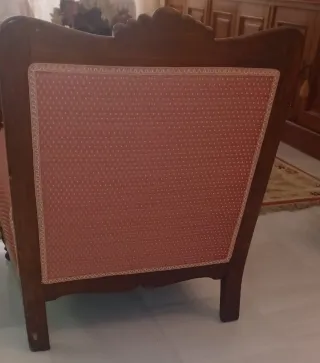 Silla Descalzadora Madera Marrón