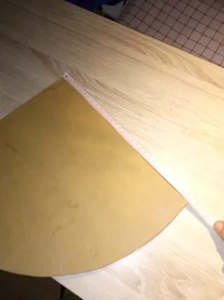 Scaffale angolare in ferro e legno