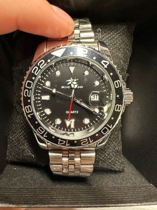 Reloj RICECGO Negro y Plateado