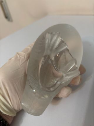 Figura de pájaro René Lalique de cristal