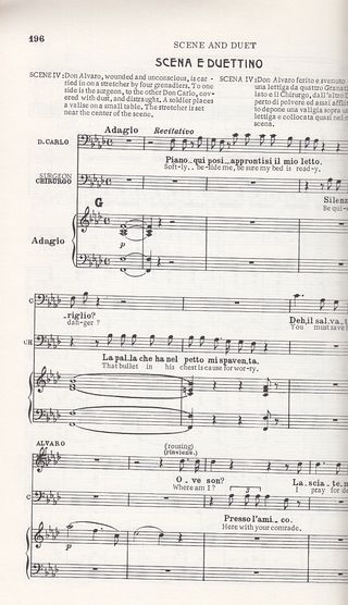 Verdi. La forza del destino. Canto y piano. Kalmus