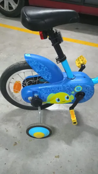 Bicicleta infantil BTwin azul