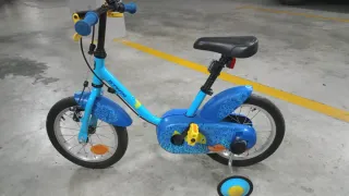 Bicicleta infantil BTwin azul