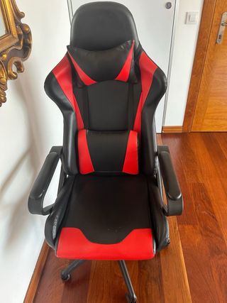 Silla Gamer Negra y Roja