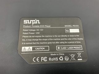 reproductor dvd portatil supin pd101