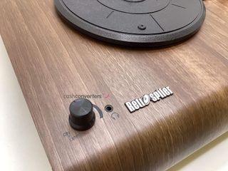 giradiscos retro spiler turntable with built-in speakers