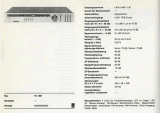Giradischi NORDMENDE HI-FI RP 1010