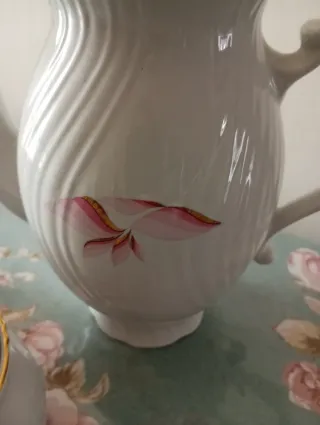 Set Teiera Lattiera Zuccheriera Porcellana