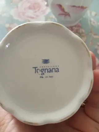 Set Teiera Lattiera Zuccheriera Porcellana