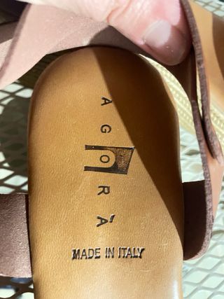 Sandali con zeppa Made in Italy