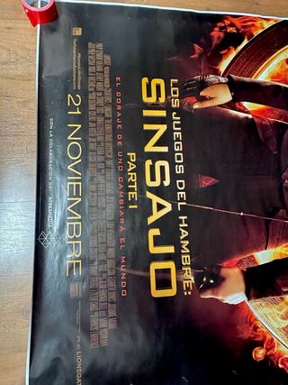 Cartel Original Los Juegos del Hambre: Sinsajo