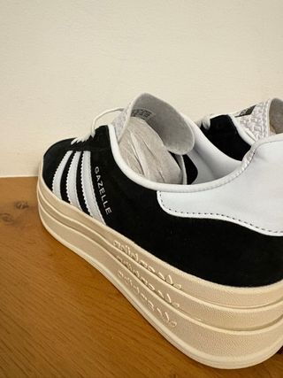 Adidas Gazelle Bold Scarpe Donna Nero Bianco