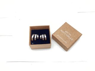 pendientes plata 925mm con piedra con circonita