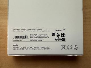 Apple iPhone 14 Pro Max Product Red Silicone Case