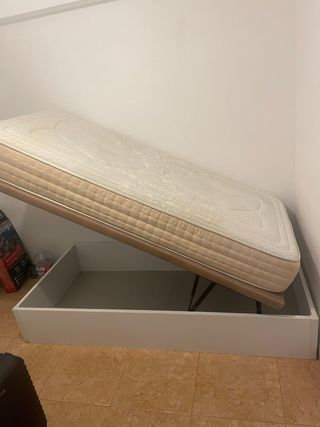 Cama abatible individual 90+ colchon
