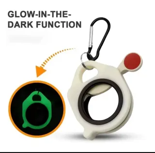 Organizador de correas con función luminiscente