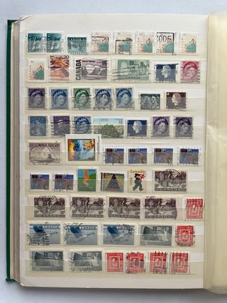 Clasificador Sellos Canadá Usados 20 PAG.