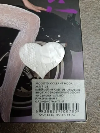 Body con calze pizzo I'm Yours Rimes bianco