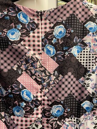 Vestido Camaleonica Patchwork Floral Talla XS