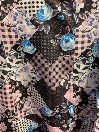 Vestido Camaleonica Patchwork Floral Talla XS