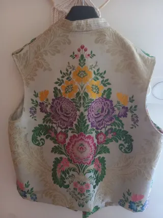 Chaleco Fallero Bordado Multicolor