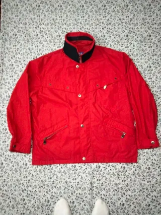 Chaqueta Náutica Roja y Negra