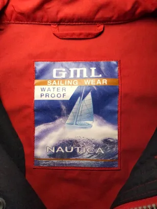 Chaqueta Náutica Roja y Negra