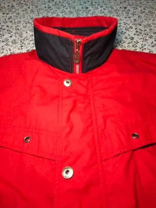 Chaqueta Náutica Roja y Negra