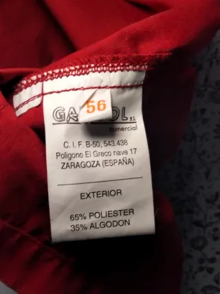 Chaqueta Náutica Roja y Negra