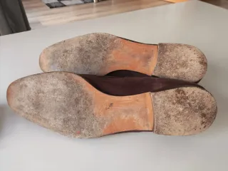 Zapatos Barker Ante Marrones Tassel