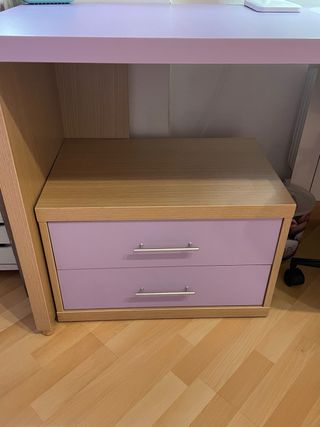 Escritorio estudio extragrande, mesilla y LOVE