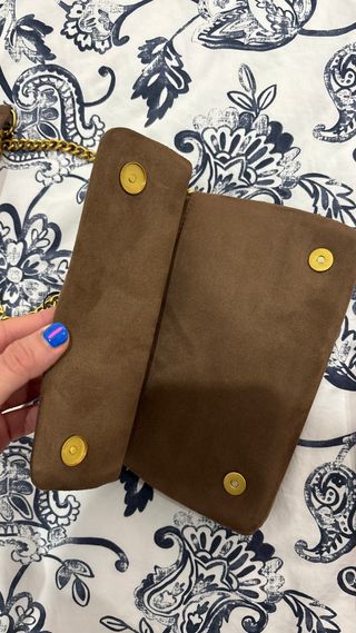 Bandolera Parfois Marrón Tachuelas