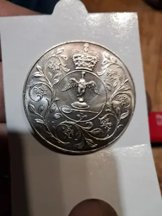Moneda Conmemorativa Jubileo Plata Corona