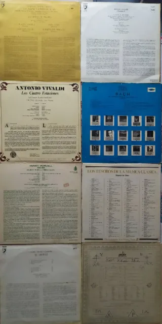 Lote Vinili Classici Mozart Wagner Bach Liszt LP