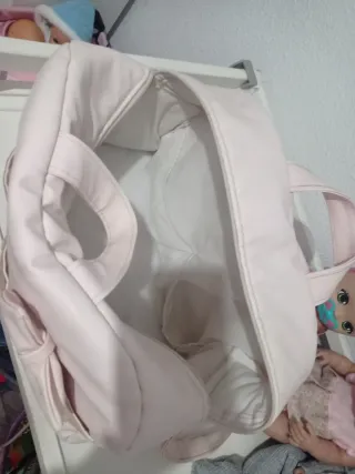 Bolso para carrito de bebé rosa