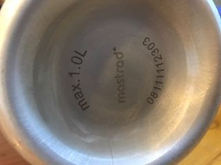 Sifón para cremas batidas 1L Mastrad